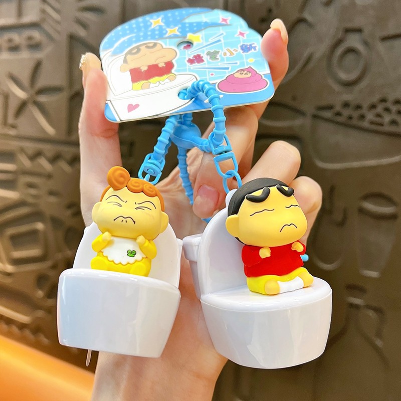 Genuine Cartoon Crayon Shin-Chan Xiao Kui Potty Creative Pendant