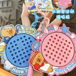Capybara Sports Magnetic Board Keychain, cartoon capybara sports theme magnetic drawing bag pendant
