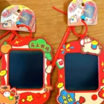 2026 Year Of The Horse Medium Doodle Board Keychain, Chinese New Year kids erasable doodle backpack pendant