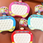 Crayon Shin-Chan Pop It Fidget Keychain, licensed anime pop bubble stress relief bag charm