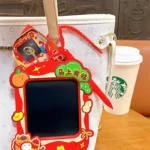 2026 Year Of The Horse Medium Doodle Board Keychain, Chinese New Year kids erasable doodle backpack pendant