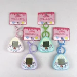Retro Virtual Pet Game Machine, Kawaii Tamagotchi Style Keychain