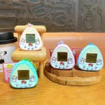 Retro Virtual Pet Game Machine, Kawaii Tamagotchi Style Keychain
