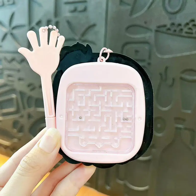 Creative Magnetic Steel Bead Drawing Board Keychains, unicorn rainbow stress relief schoolbag pendant