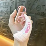 Recording Assembly Horn Keychain, cute voice recording mini horn stress relief bag pendant