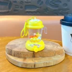 Mini Strawberry Juicer Shaking Bead Keychain, cute simulation juicer shaking bead portable bag charm