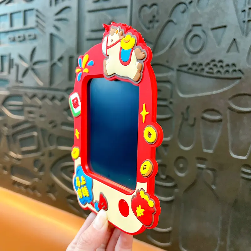 2026 Year Of The Horse Medium Doodle Board Keychain, Chinese New Year kids erasable doodle backpack pendant