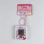 Mini Retro Game Console Keychain, portable electronic pet raising game charm bag pendant