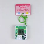 Mini Retro Game Console Keychain, portable electronic pet raising game charm bag pendant