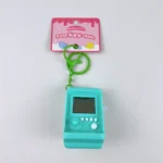 Mini Retro Arcade Game Keychain, portable nostalgic pixel game bag charm for wholesale