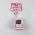 Mini Retro Arcade Game Keychain, portable nostalgic pixel game bag charm for wholesale
