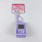 Mini Retro Arcade Game Keychain, portable nostalgic pixel game bag charm for wholesale