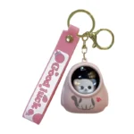 Bear Schoolbag Night Light Keychain Bag Pendant Creative Atmosphere Light Keychain Glow Gift Ins Gift