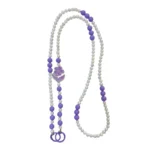 Transparent Bead Phone Chain, High-End Pearl Phone Case Lanyard, Ins-Style Rhinestone Phone Lanyard