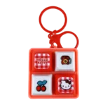 Hello Kitty 4-Key Sound Fidget Keychain, Cute Stress Relief Toy Gift