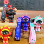 Trendy Fashion Doll Keychain Cool Street Style Bag Charm With Fashion Wrist Strap