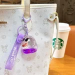 NeZha Oil-Infused School Bag Keychain Cartoon Floating Acrylic Bag Charm