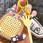 Squirrel Magnetic Steel Ball Drawing Board Backpack Pendant Decompression Magnetic Drawing Board Key Chain