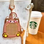 Squirrel Magnetic Steel Ball Drawing Board Backpack Pendant Decompression Magnetic Drawing Board Key Chain