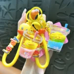 Genuine Cute Sports Vitality Little Yellow Duck Keychain Pendant Fashion Bag Car Key Accessories