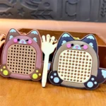 Squirrel Magnetic Steel Ball Drawing Board Backpack Pendant Decompression Magnetic Drawing Board Key Chain