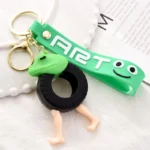 Tung Tung Sahur Bombardino Crocodildo Tralalero Tralala PVC Keychain Soft Cartoon Bag Pendant
