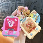 3D Animal Puzzle Gameplay ABS Small Toy Keychain Cartoon Sliding Maze Bag Pendant