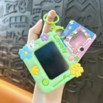 Lovely Rabbit Drawing Board Key Chain Pendant Mini Portable Doodle Writing Pad Bag Charm