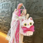 Creative New Plush Cat Keychain, Cute Bag Pendant, Car Keychain, Claw Machine Small Gift Wholesale