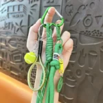 Creative Youth Tennis Keychain, Fashionable Sports Style Phone Chain Pendant, Sports Series Bag Accessory, Small Gift