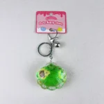 Oil-In-Water Shell Keychain With Mirror Kawaii Ocean Glitter Quicksand Bag Charm