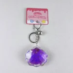 Oil-In-Water Shell Keychain With Mirror Kawaii Ocean Glitter Quicksand Bag Charm