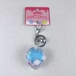 purple strawberry hello kitty quicksand keychain oil in water glitter bag charm wholesale
