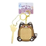 Squirrel Magnetic Steel Ball Drawing Board Backpack Pendant Decompression Magnetic Drawing Board Key Chain