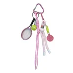 Creative Youth Tennis Keychain, Fashionable Sports Style Phone Chain Pendant, Sports Series Bag Accessory, Small Gift