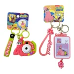 Official Licensed Patrick Star Bag Charm Keychain SpongeBob SquarePants PVC Cartoon Pendant