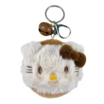 Plush Hello Kitty Mirror Bag Charm Keychain Cute Kawaii Plush Pendant With Hidden Double Sided Makeup Mirror