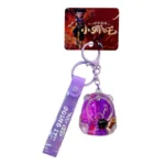 NeZha oil-infused school-bag keychain