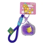 Genuine Authorized Oil-Infused Little Yellow Duck TV Keychain Cute Schoolbag Pendant Car Keychain Gift