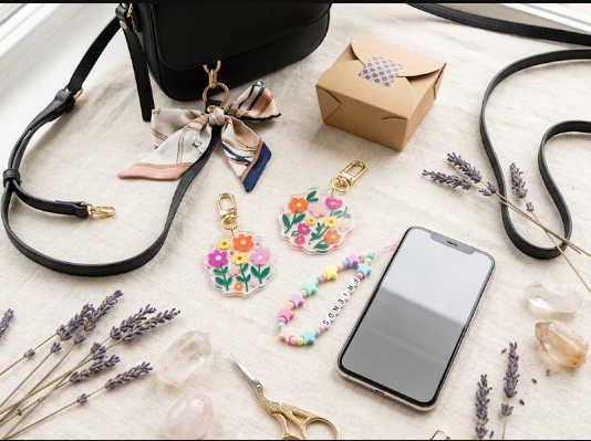 best custom keychains, trendy phone charms, cute bag accessories, custom acrylic keychain review, customer reviews for accessories