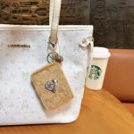 silver heart plush mirror keychain cute fluffy foldable makeup mirror bag charm with bell