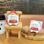 lucky sheep wish you wealth keychain cute ABS stress relief bag charm pendant
