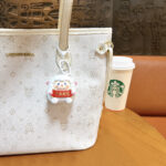 lucky sheep wish you wealth keychain cute ABS stress relief bag charm pendant
