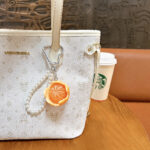 Simulation Peeled Orange Resin Keychain Cute Fruit Bag Charm Pendant