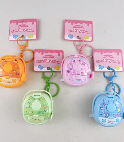 artifact keychain mini rice cooker uv roast duck keychain cute simulation kitchen bag charm kawaii toy pendant