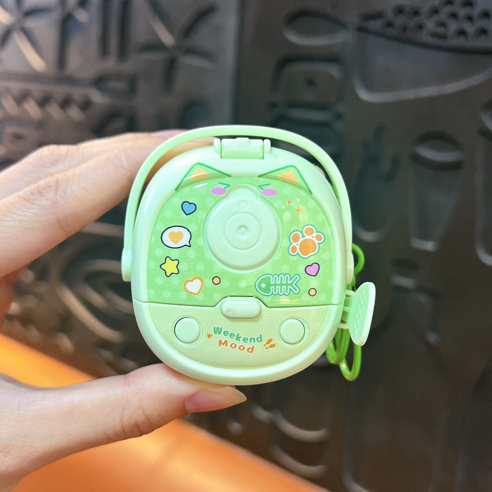 artifact keychain mini rice cooker uv roast duck keychain cute simulation kitchen bag charm kawaii toy pendant