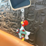 artifact keychain plush five-point star christmas keychain cute fluffy bow bag charm kawaii holiday pendant