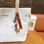 christmas reindeer keychain cute acrylic xmas bag charm phone strap holiday ornament