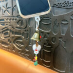 christmas reindeer keychain cute acrylic xmas bag charm phone strap holiday ornament