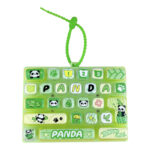 panda fidget keyboard keychain cute mini press stress relief toy bag charm